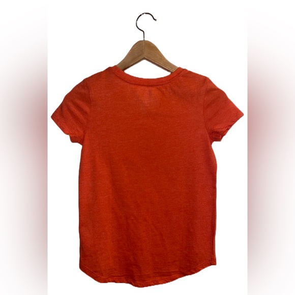 ATHLETIC TEAM ORANGE UNIVERSITY OF MIAMI SHORT SLEEVE SHIRT GIRLS SIZE 8 MEDIUM - Picture 2 of 3